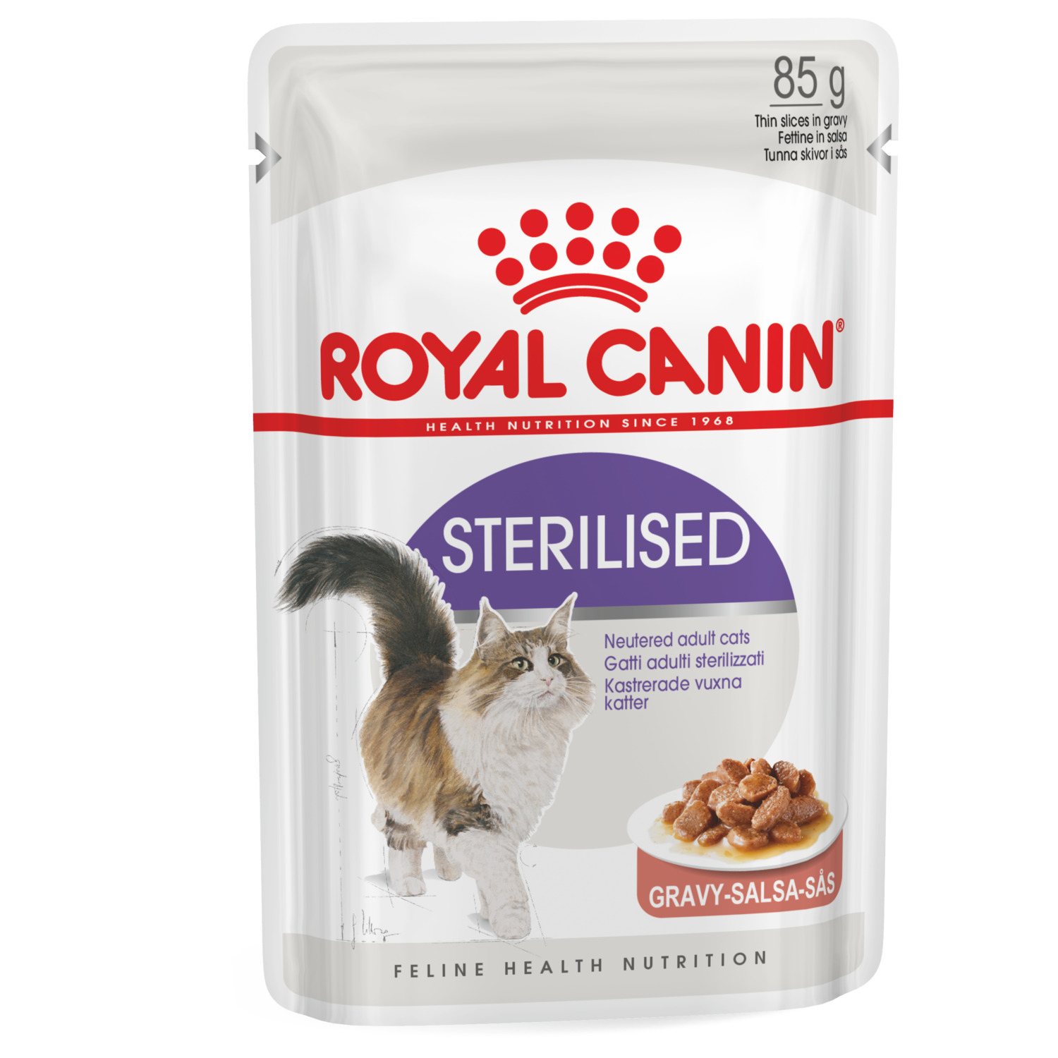 Royal Canin Sterilised - In Gravy - Kattenvoer - 12x85 g