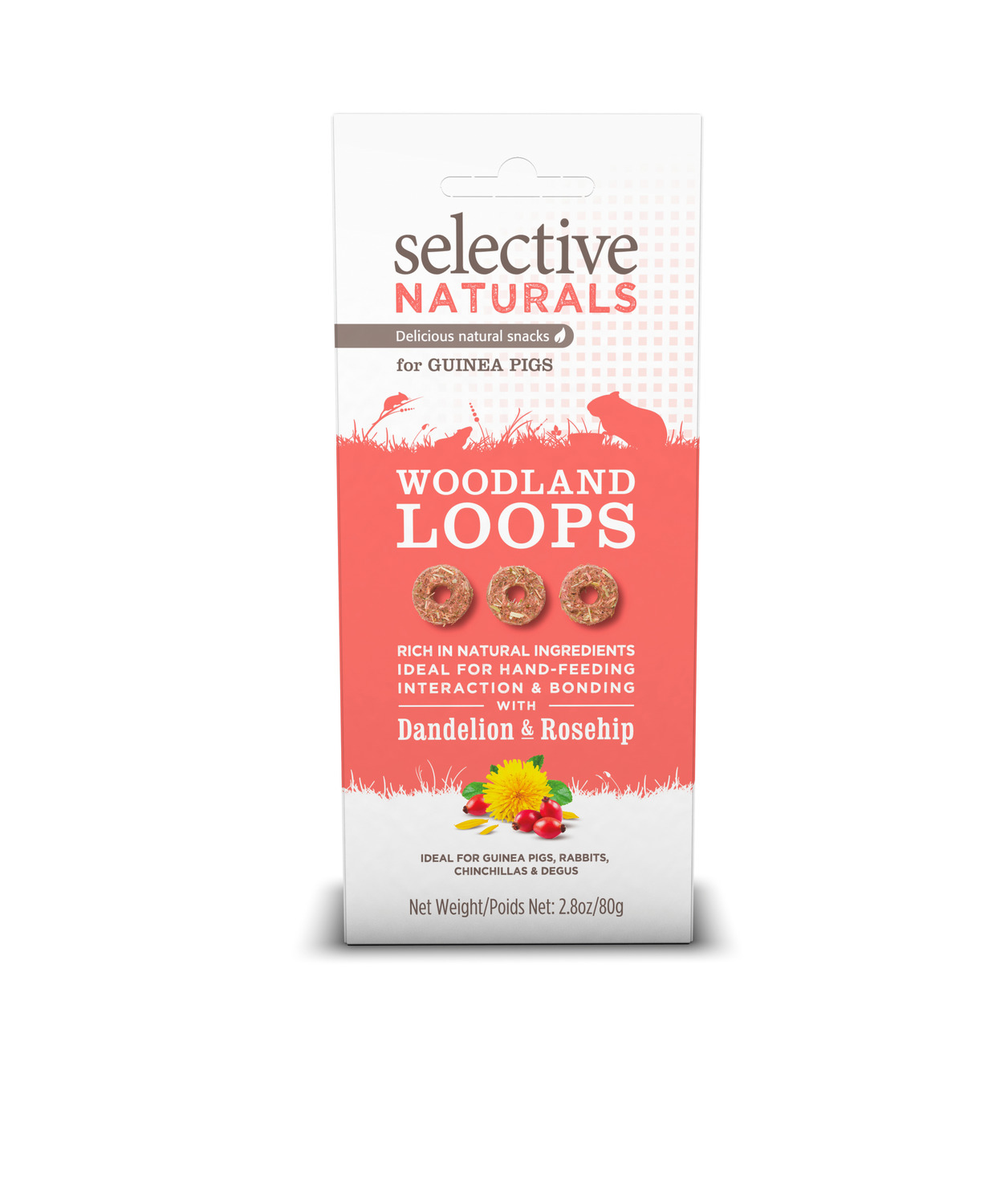 Supreme Selective Naturals Woodland Loops - Knaagdiersnack - 80 g
