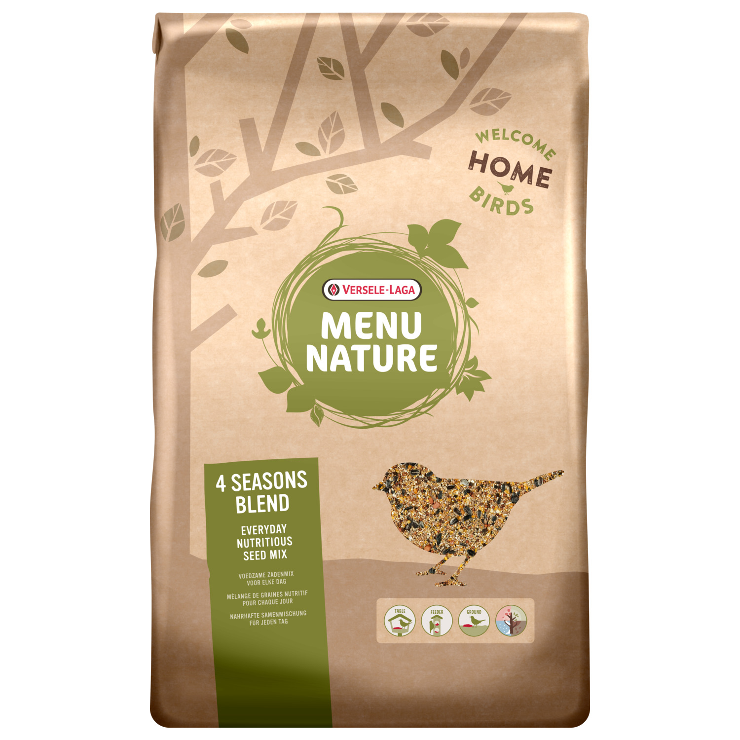 Versele-Laga Menu Nature 4 Seasons Blend - Voer - 12.5 kg