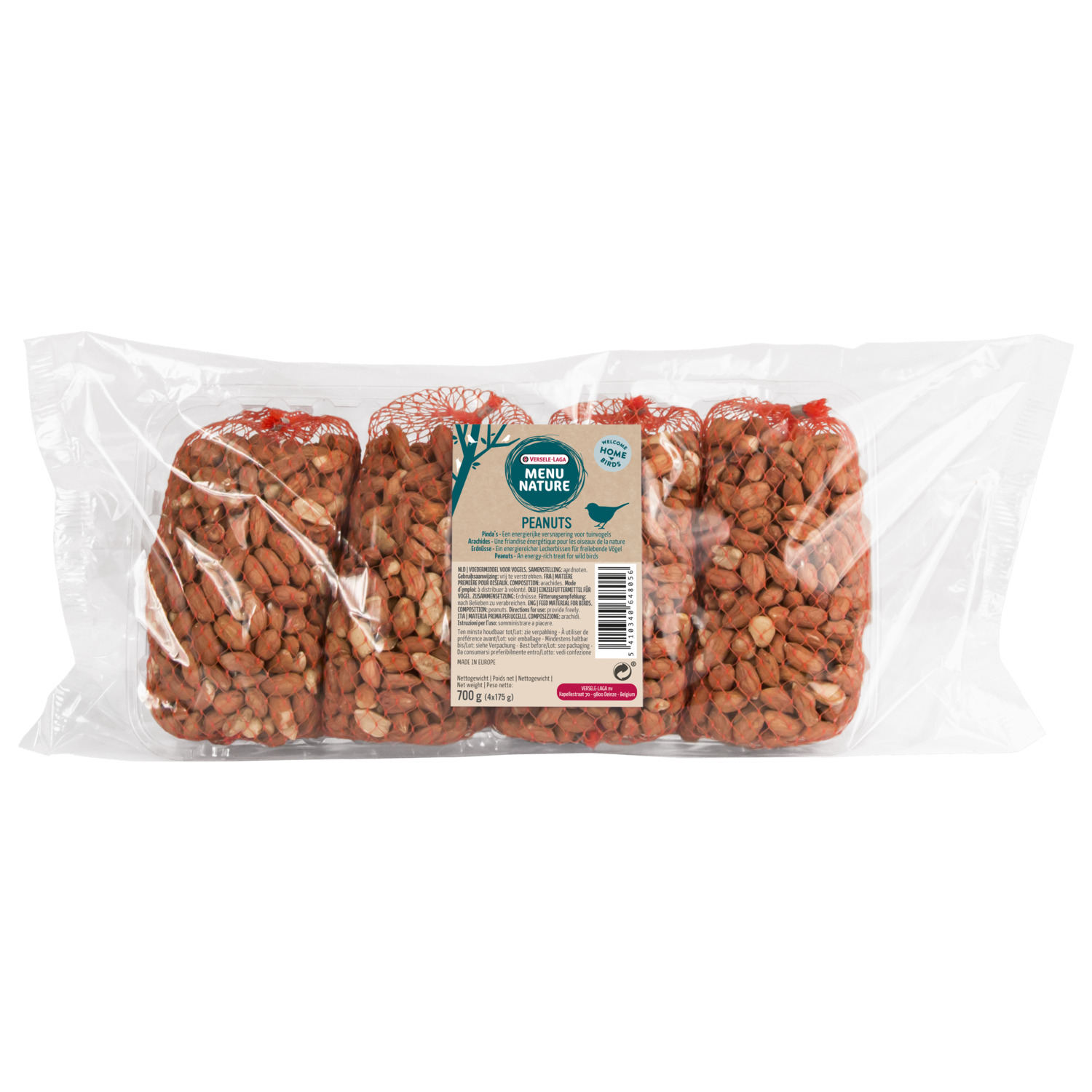Versele-Laga Menu Nature Pindanetjes Gepeld À 4 - Voer - 700 g