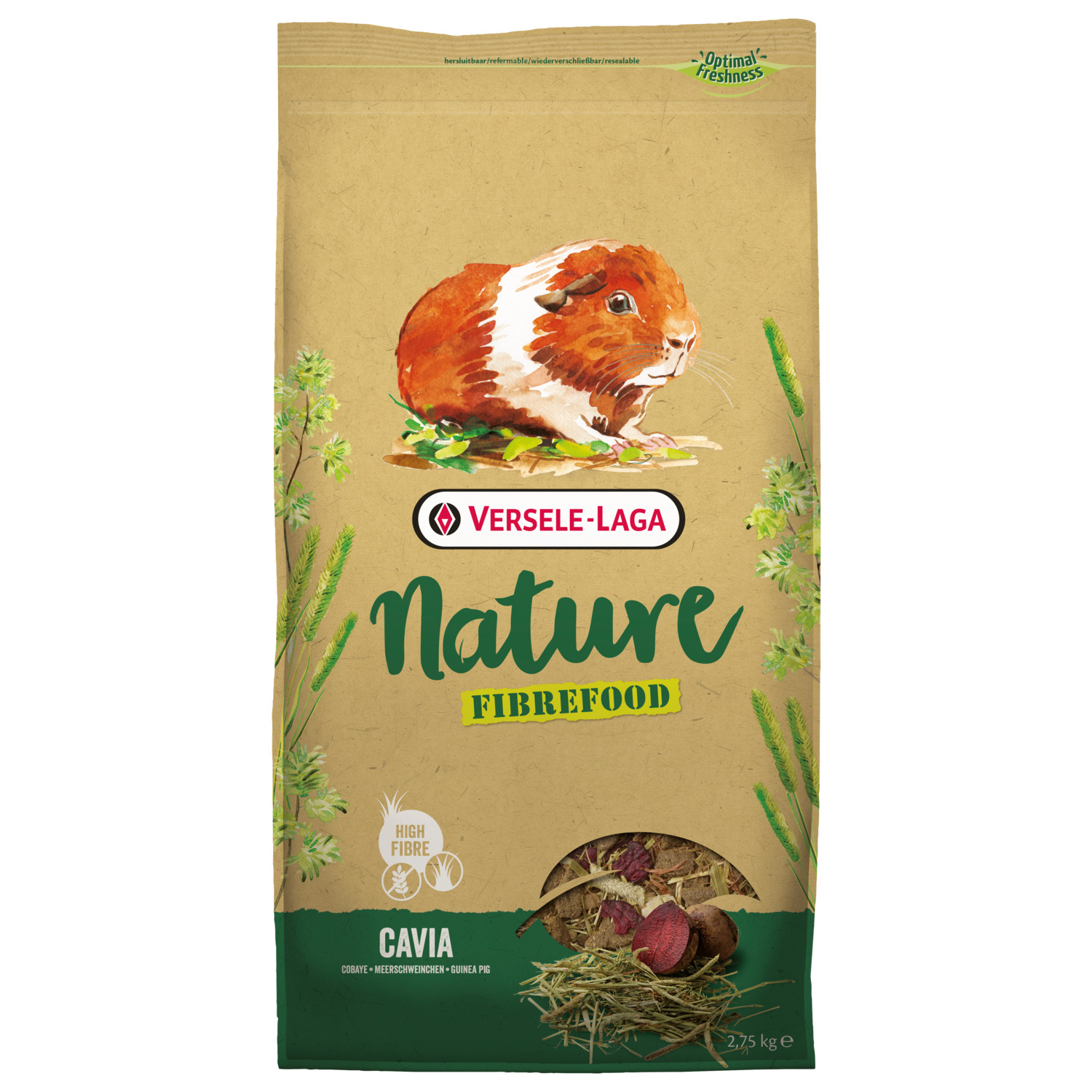 Versele-Laga Nature Cavia Fibrefood - Caviavoer - 2.75 kg