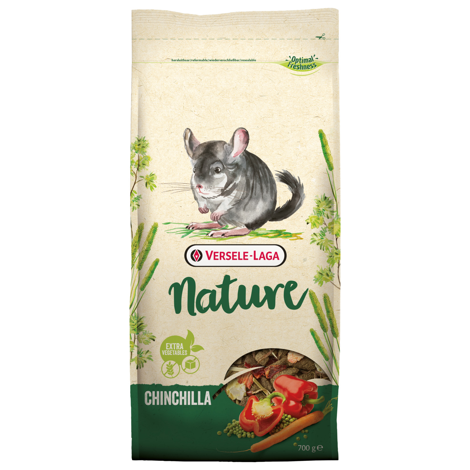Versele-Laga Nature Chinchilla - Chinchillavoer - 700 g