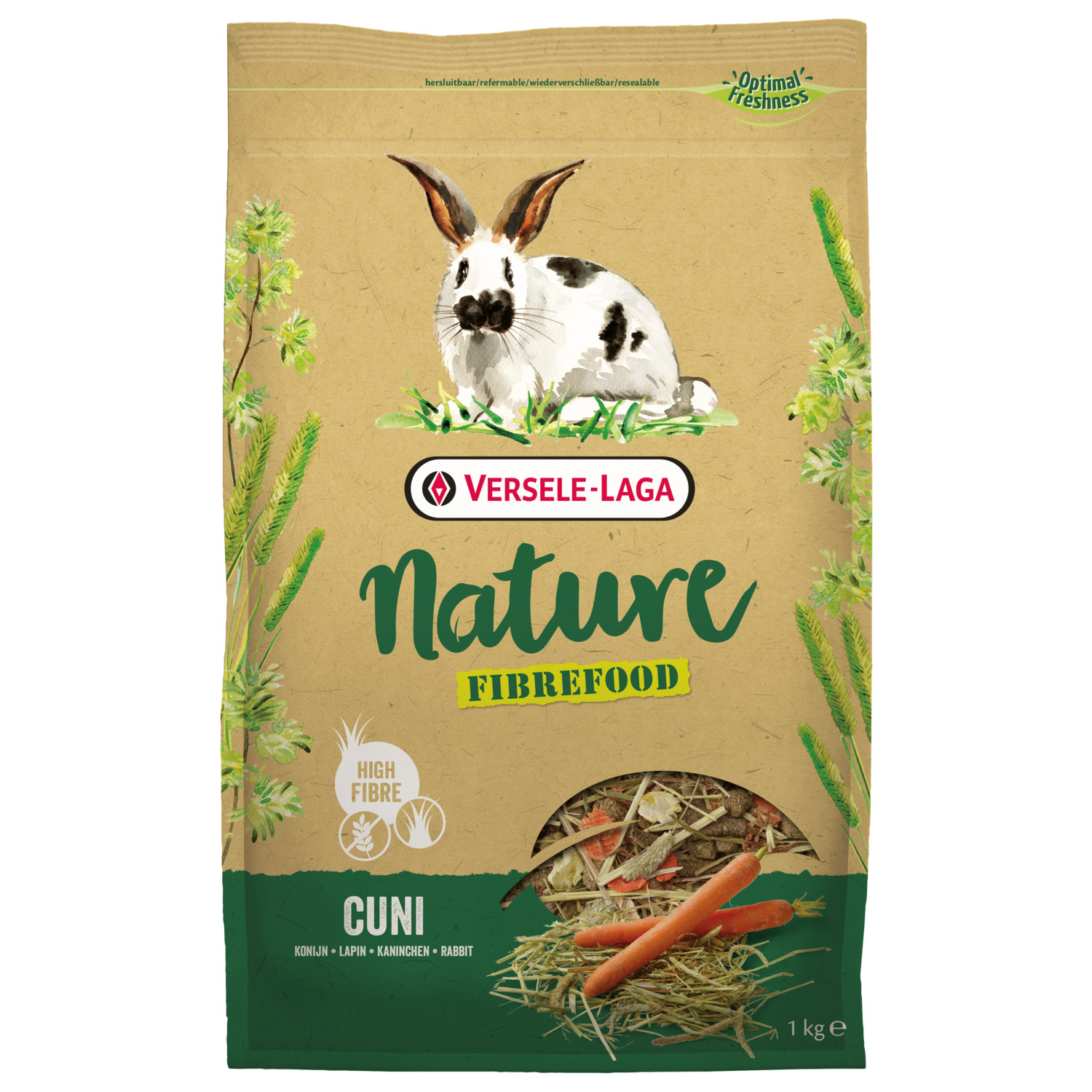Versele-Laga Nature Cuni Fibrefood - Konijnenvoer - 1 kg