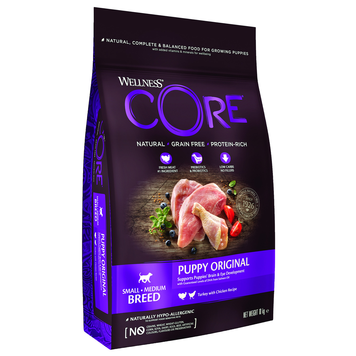Wellness Core Grain Free Puppy Kalkoen&Kip - Hondenvoer - 10 kg