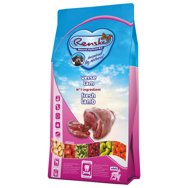 Renske Adult Lam - Hondenvoer - 12 kg Graanvrij