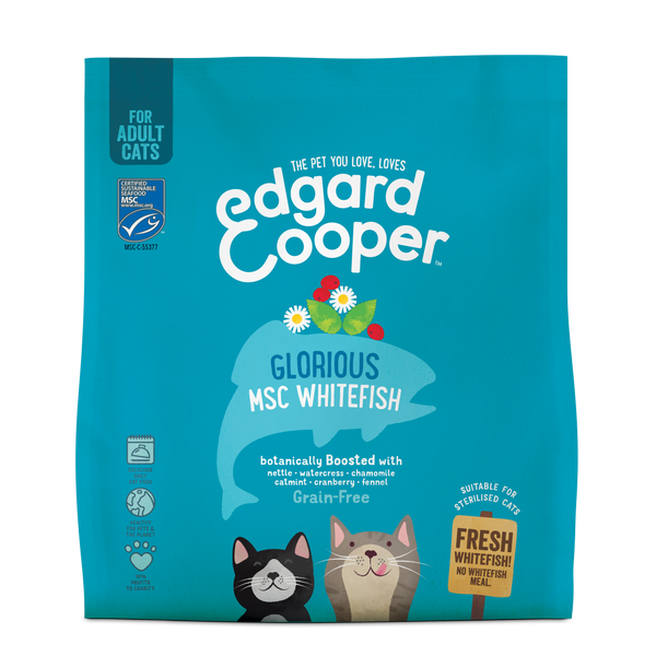 Edgard&Cooper Adult Witvis - Kattenvoer - 1.75 kg