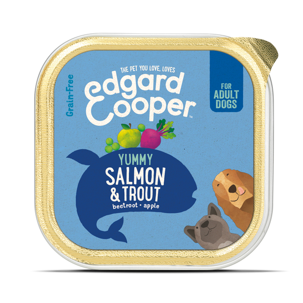 Edgard&Cooper Kuipje Salmon Trout Adult - Hondenvoer - Zalm Forel 150 g Graanvrij