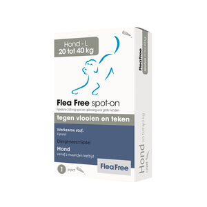 Flea Free spot-on Hond - 20 tot 40 kg - 1 pipet