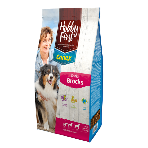 Hobbyfirst Canex Senior Brocks Kip - Hondenvoer - 3 kg