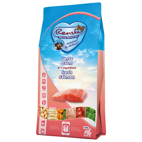 Renske Adult Zalm - Hondenvoer - 12 kg Graanvrij