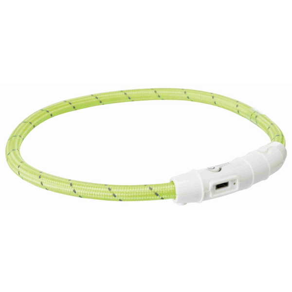 Trixie Usb Flash Lichtgevende Buis Ø 7 Mm Groen - Hondenveiligheidslampje - Xs-S