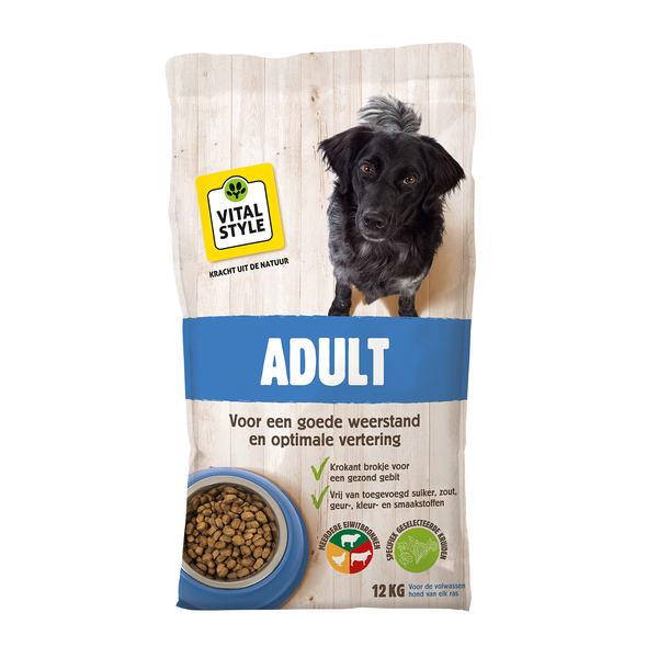 Vitalstyle Adult - Hondenvoer - 12 kg