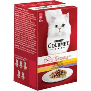 Gourmet Mon Petit Duo Kleine Porties 50g met rund en kip