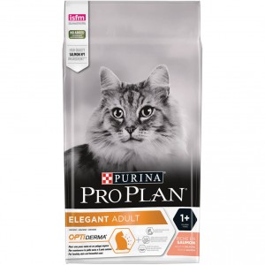 Pro Plan Elegant Adult 1+ Optiderma zalm kattenvoer 1